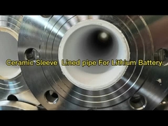 ISO-keramische Schlauchrohre mit Hülle Tee Korund-Keramik in der Metallurgie verwendet